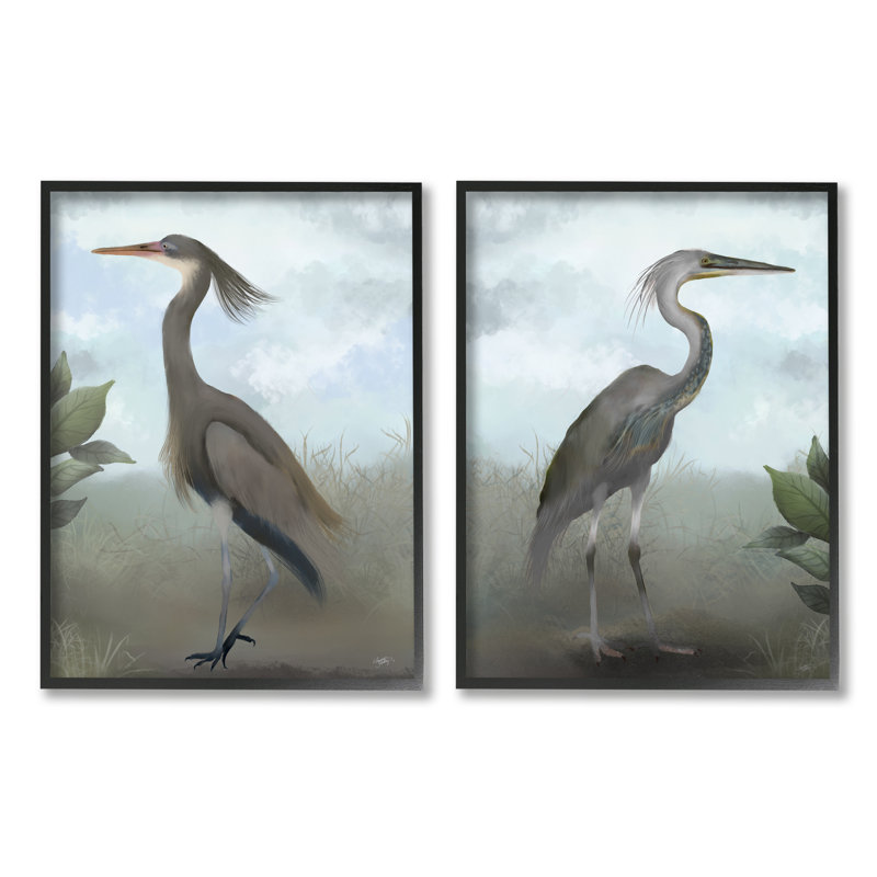 Reproduction d'art encadré sur bois, 2 pièces, par a2-672, par Elizabeth Medley, Giclée encadrée noir minuit