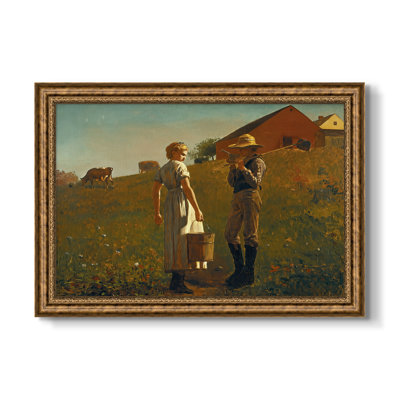 A Temperance Meeting, 1874 - Winslow Homer - Toile encadrée sur mesure