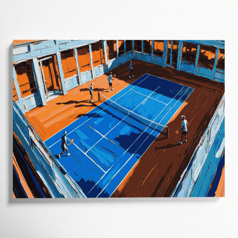 Art mural sur toile brun, H 24 po x l 36 po