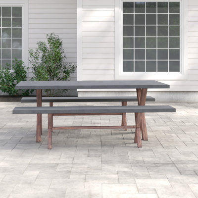 Zilla Patio Dining Set Rectangular Table