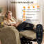 Fauteuil inclinable Massage Massage Lift pour personnes âgées, brun-328409157