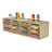 12 Compartment Manufactured Wood Cubby