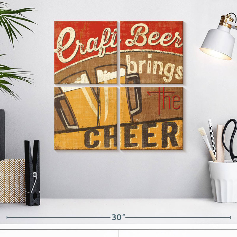 Tergel Craft Brew, 18" H x 18" W