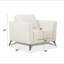 Fauteuil en cuir crème de Valence (assemblé)-71489737