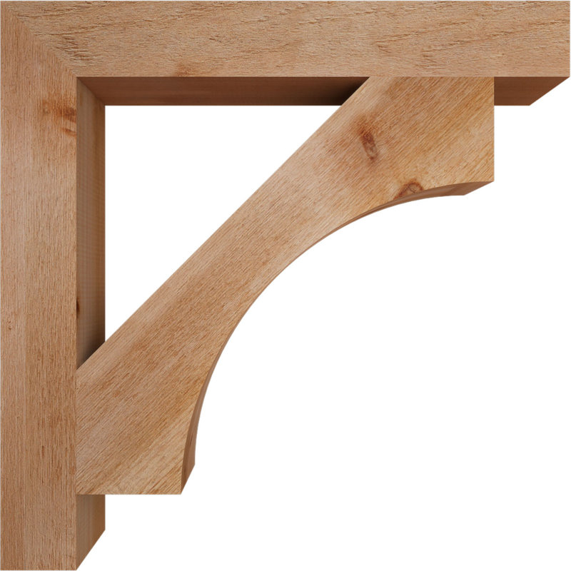 Support de scie brute Westlake Block, l 4 po x P 30 po x H 30 po, West Red Cedar, Cèdre rouge de l'Ouest (scié brut)