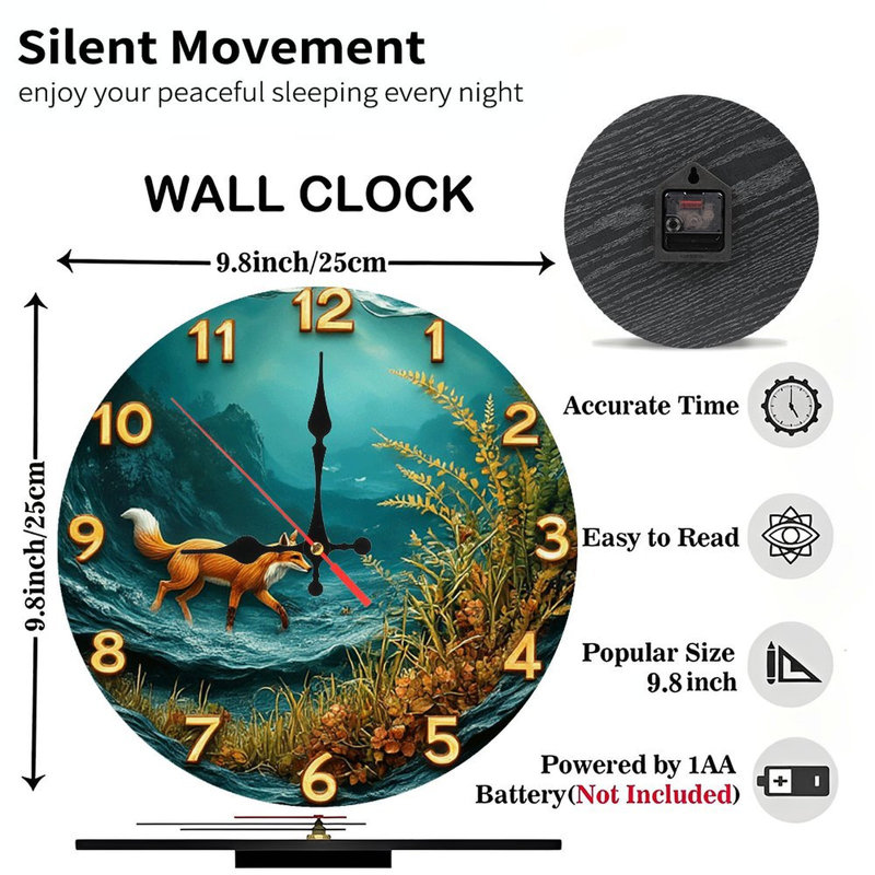 Horloge murale océan