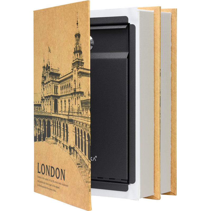 London  & London Series Dual Book Lock Boxes with Key Lock