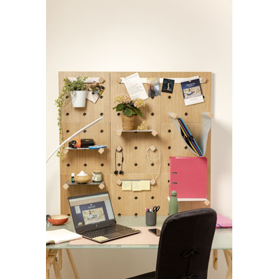 Burstyn Modular Pegboard Desk Storage