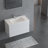 Carol-Ann 35.5'' Fully Assembled Wall Mounted Single Bathroom Vanity with Stone Resin Vanity Top-804570491-804761728