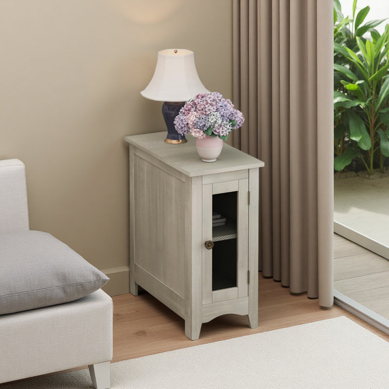 Table d'appoint rectangulaire, Gris