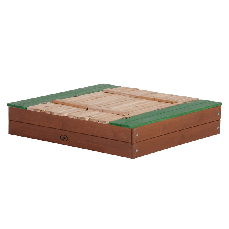 AXI Ella 95cm x 20cm Solid Wood Rectangle Sandbox with Cover