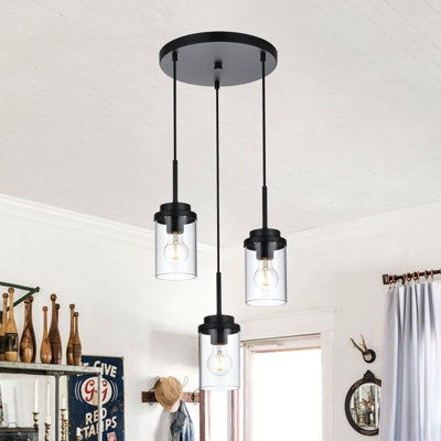 Ashwath 3 - Light Kitchen Island Pendant