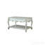 Table basse antique avec tablette inférieure