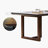 Walnut Rectangular Solid Wood Executive desk-418894534