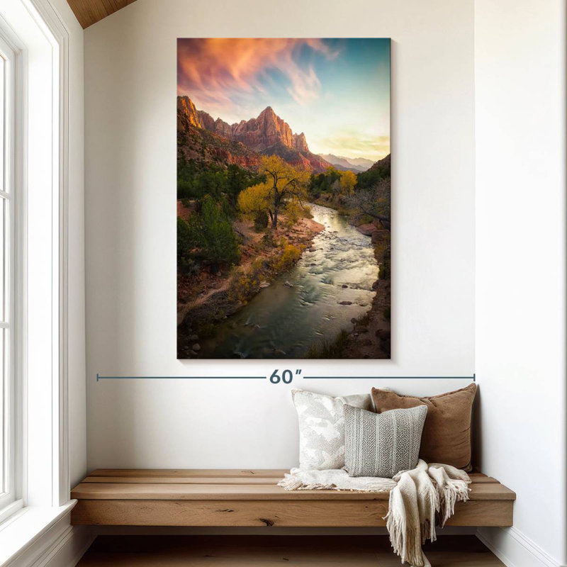 Vue du parc national Alvord Zion, H 51 po x l 34 po
