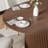 86" Wood Oval Pedestal Base Dining Table Kitchen Table for 10-1304033814