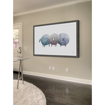 " Trois Mouton " by Eyre Tarney Painting Print