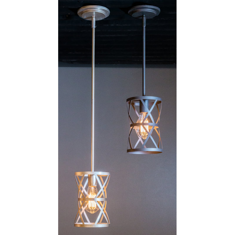 Allean 1 - Light Single Pendant, Antique Silver