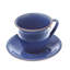 Novica Sublime Simplicity  Ceramic Cup And Saucer Set (Pair)