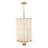 Wynwood 4-Light Chandelier in Warm Brass