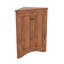 Armoire de coin triangulaire avec tablettes personnalisables et portes chics-118743575