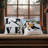Eddie Bauer Love Ski Blue Throw Pillow