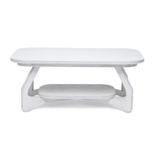 Surfside - Table basse - Finition blanc patiné