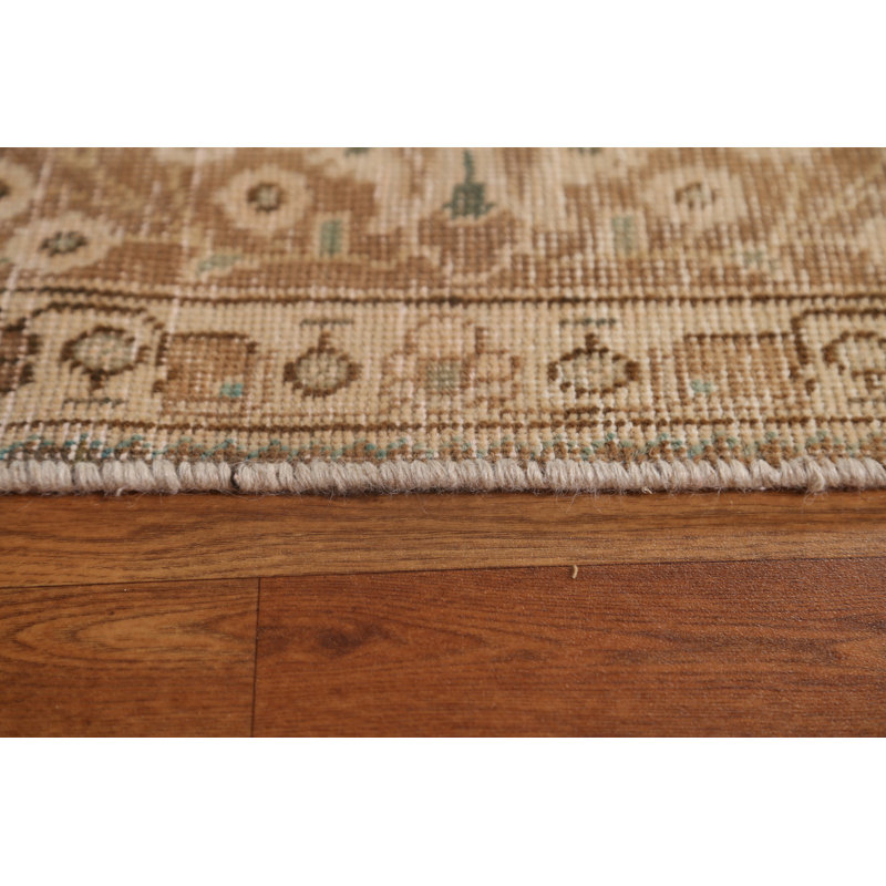One-of-a-Kind 9'10'' X 12'8'' 1970s Wool Area Rug in