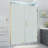 Belmore XL 67.25 - 68.25 in. W x 80 in. H Frameless Hinged Shower Door with Clear StarCast Glass-93064756-110780432