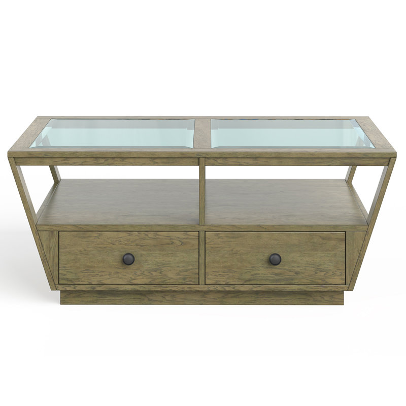 Glass Top Single Coffee Table