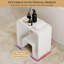 Tabouret de douche de salle de bain autoportant à surface solide Casainc Riverside