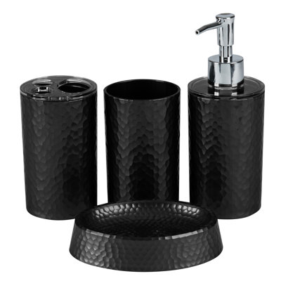 Ensemble d'accessoires pour salle de bain 4 pièces