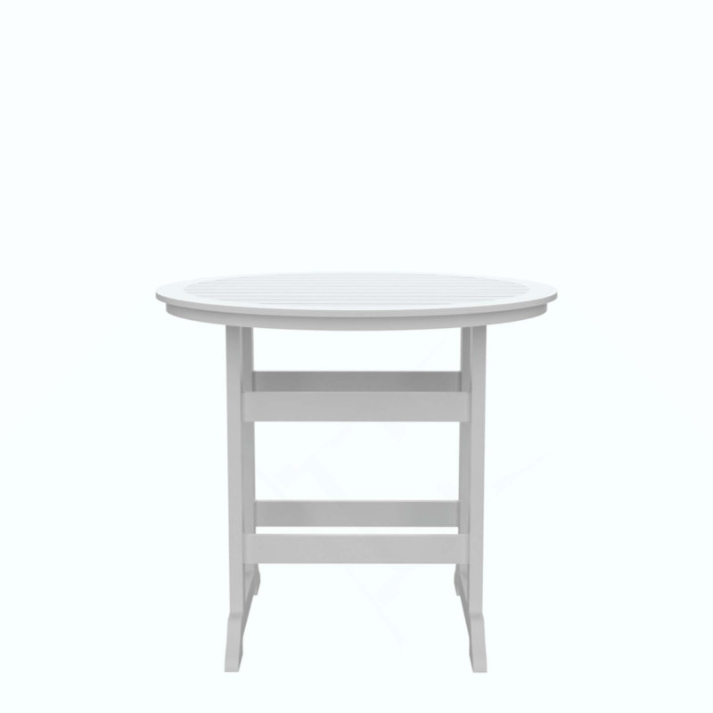 Table de bar en PEHD, table de salle à manger, ensemble de bar de patio, table à hauteur de comptoir pour l'extérieur