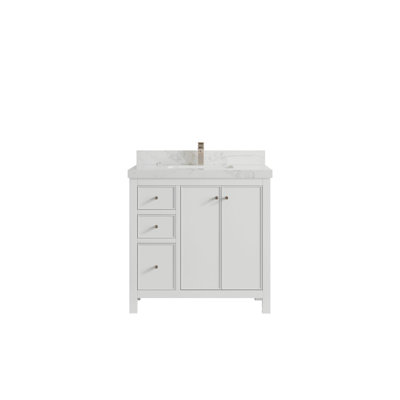 Chicago 36'' Single Bathroom Vanity with Top