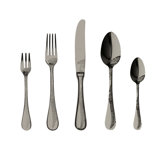 Caccia Flatware Set with Cake Forks - 30 Pieces - Ice