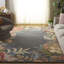 Tapis floral en laine / coton touffeté à la main Abbygaile-219845015