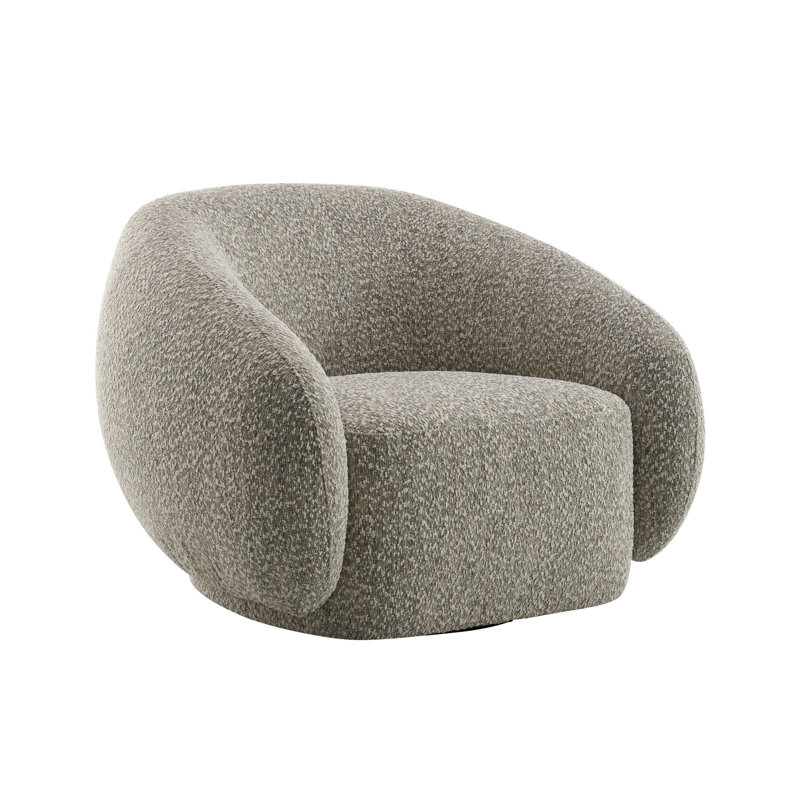 Fauteuil Isabel Boucle, Brun
