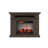 duraflame® Electric Fireplace Wall Mantel with Infrared Heater and Remote Control, Waverly Oak-115421214