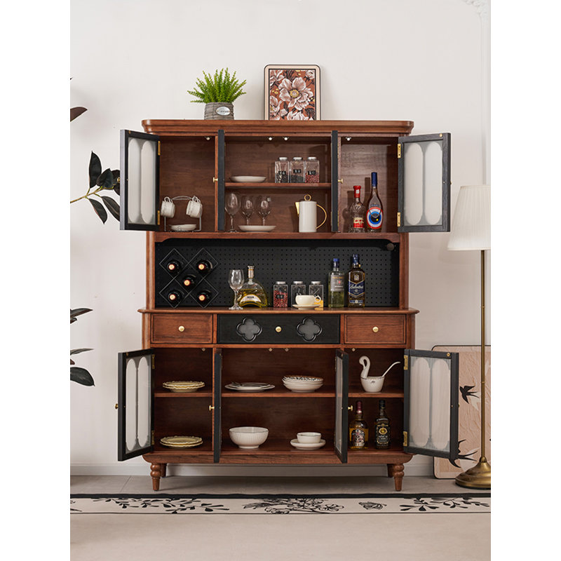 55-inch Solid Ash Wood Standard Pantry Cabinet