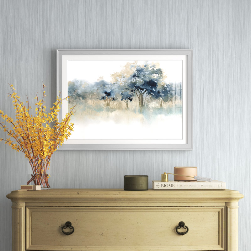 Waters Edge II - Cadre photo, reproduction d'art sur papier, Argent, H 22,5 po x l 30,5 po x P 1,5 po