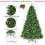 Artificial Christmas Tree Green With Led Lights-1050805341