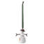 Hammershoi Christmas Snowwoman, Hanging H 3.5" White W. Deco