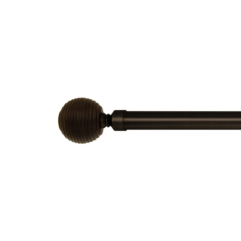 Tringle à rideaux simple réglable Petina, 36" - 66"