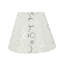 Abat-jour empire en lin blanc