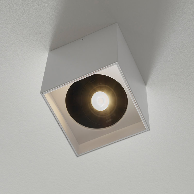 Exo 1 - Light LED Flush Mount, 2700K, Matte White/Matte White