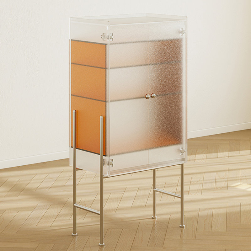 Amber color Solid  Wood Display Cases, Amber