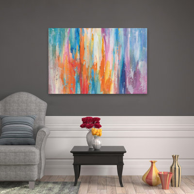 Aqua And Asbtract Riviera Art
