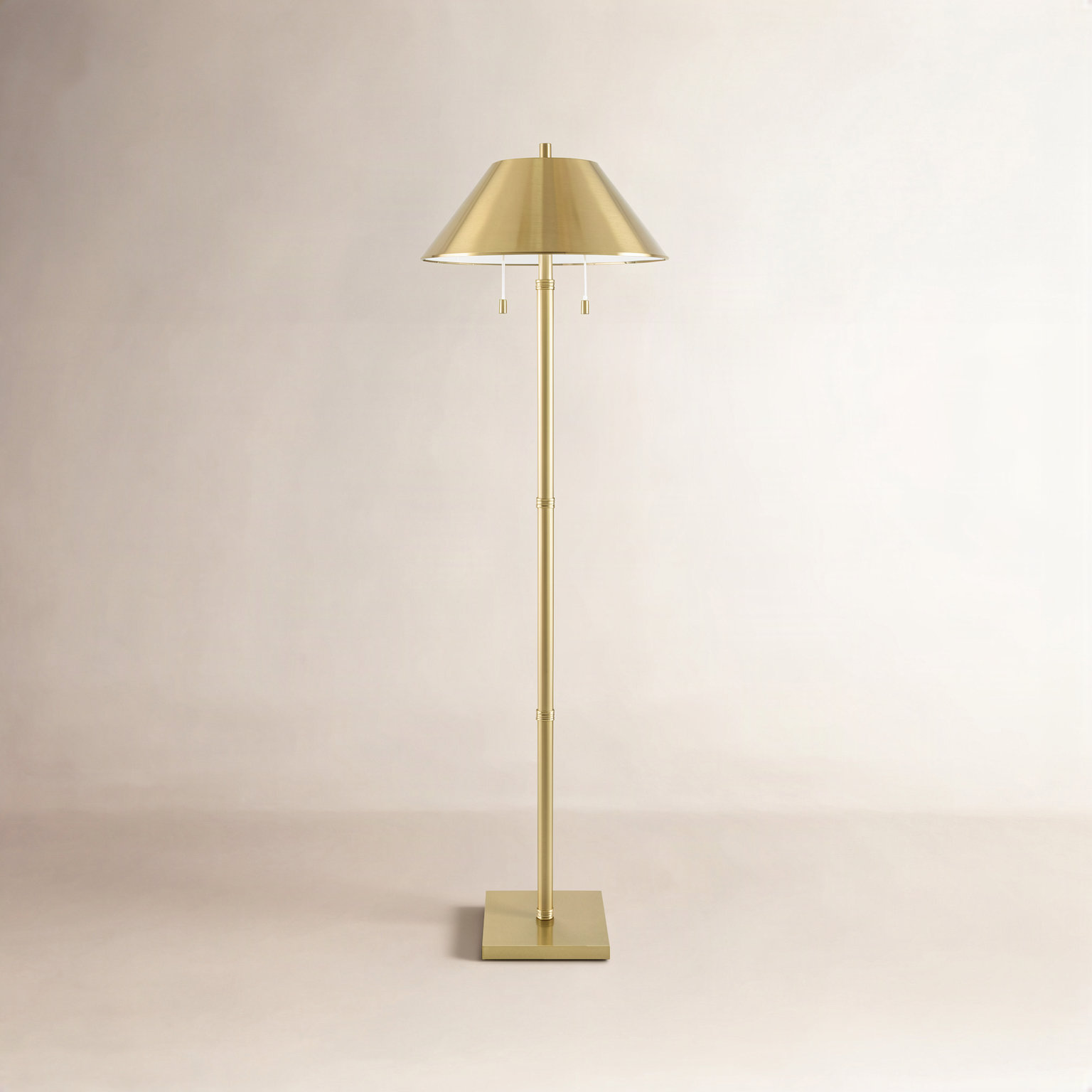 Fonville Floor Lamp, Gold