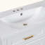 Meuble-lavabo moderne avec lavabo en résine-63440023