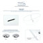 Baignoire de trempage autoportante 69 po x 32 po Studio Glenwood
